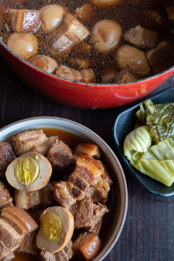 Thit Kho or Vietnamese Braised Pork with Eggs