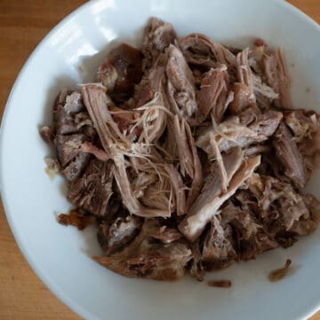 Instant Pot Kalua Pork shredded